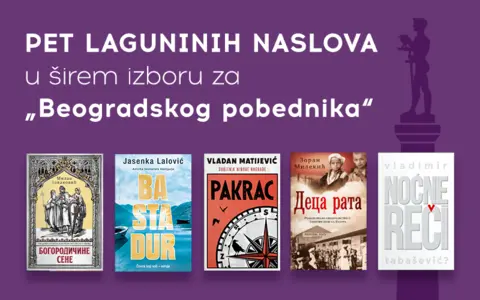 Pet Laguninih naslova u širem izboru za „Beogradskog pobednika“ - slika 1