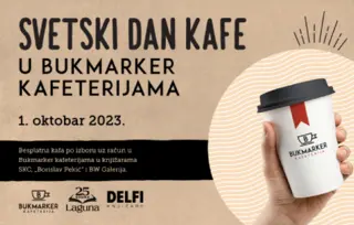 Obeležite Međunarodni dan kafe u Bukmarker kafeterijama
