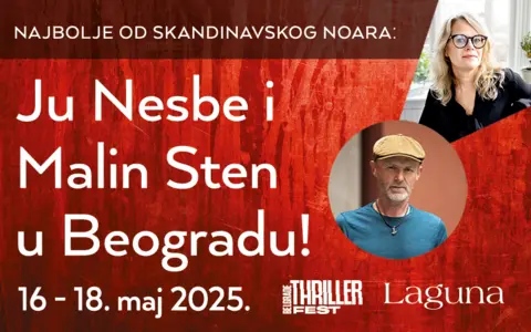 Najbolje od skandinavskog noara: Ju Nesbe i Malin Sten u Beogradu! - slika 1