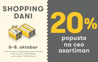 Šoping dani u Delfi knjižarama u BIG tržnim centrima