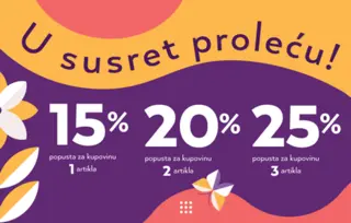 Akcija „U susret proleću“ u Delfi Gift Shopu u Ada Mall Shopping Centru od 1. do 31. marta
