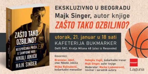 Neispričana priča o Nikoli Jokiću: Promocija knjige „Zašto tako ozbiljno?“ Majka Singera 21. januara - slika 1