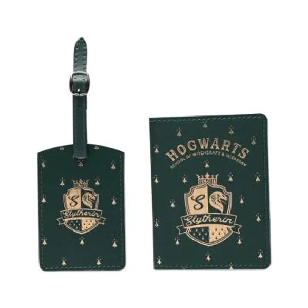 Slika 0 - Set tag za kofer i futrola za pasoš - Harry Potter, Slytherin