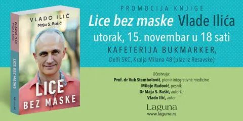 Promocija knjige „Lice bez maske“ Vlade Ilića 15. novembra u knjižari Delfi SKC - slika 1