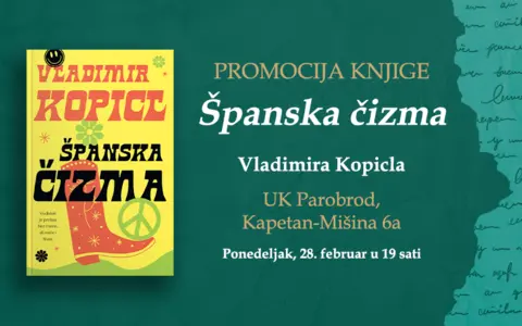 O romanu Vladimira Kopicla „Španska čizma“ u Parobrodu - slika 1