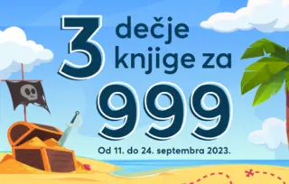 Sjajne knjige za decu na akciji „3 za 999“