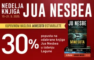 Nedelja knjiga Jua Nesbea: kupovinom novog romana „Minesota“ ostvarujete 30% popusta na odabrane naslove