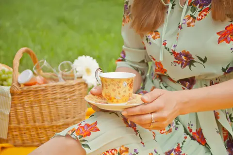 woman-picnic-sits-yellow-cover-7