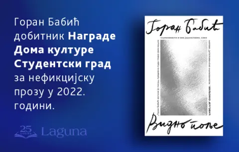 „Vidno polje“ Gorana Babića dobitnik Nagrade Doma kulture Studentski grad za najbolju knjigu nefikcijske proze u 2022. godini - slika 1