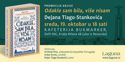 Promocija knjige „Odakle sam bila, više nisam“ Dejana Tiago-Stankovića 19. oktobra - slika 1