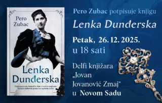Pero Zubac u novosadskoj Delfi knjižari „Jovan Jovanović Zmaj“ u petak od 18.00