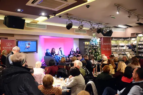 Prvi detektivski roman Marija Liguorija predstavljen beogradskoj publici - slika 1