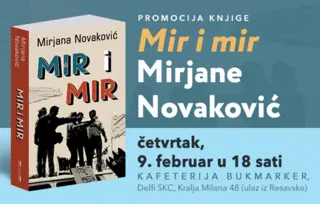 Promocija knjige „Mir i mir“ Mirjane Novaković 9. februara