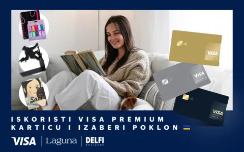 Kompanija Visa i Izdavačka kuća Laguna nastavljaju dugogodišnju uspešnu saradnju još jednom sjajnom akcijom - slika 1