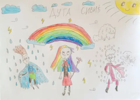 Nacrtajte Dugu Sivić uz pomoć autorke i ilustratorke Lore Elen Anderson - slika 1