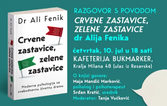 O knjizi „Crvene zastavice, zelene zastavice“ 10. jula u SKC-u