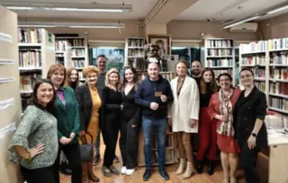 Ljubenović u Gradskoj biblioteci u Novom Sadu