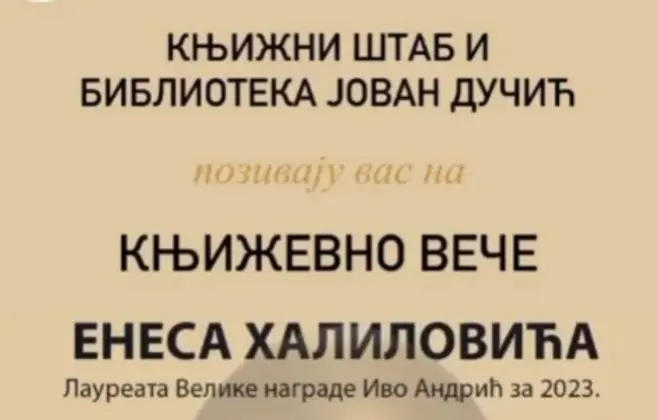 Književno veče Enesa Halilovića u Barajevu