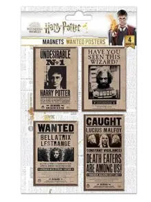 Magneti set 4 - Harry Potter, Wanted