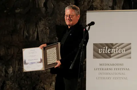 Govor Dragana Velikića prilikom prijema nagrade Vilenica - slika 1