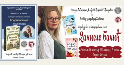 Književne večeri Laguninih autorki Ljiljane Šarac i Daniele Bakić u Kostolcu - slika 1