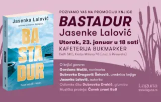 Promocija romana „Bastadur“ Jasenke Lalović 23. januara