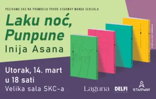 Promocija prvog StarWay manga serijala „Laku noć, Punpune“ 14. marta u Velikoj sali SKC-a