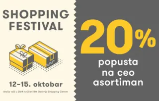 Rođendanski Šoping festival u TC Galerija od 12. do 15. oktobra