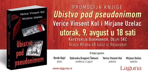 Promocija trilera „Ubistvo pod pseudonimom“ 9. avgusta u knjižari Delfi SKC - slika 1