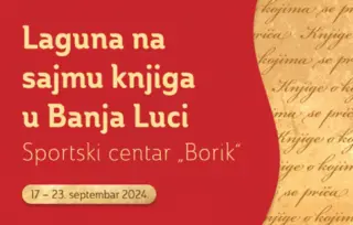 Laguna na Sajmu knjige u Banjaluci od 17. do 23. septembra