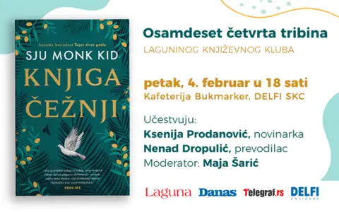 Roman Sju Monk Kid „Knjiga čežnji“ tema osamdeset četvrte tribine Laguninog književnog kluba - slika 1