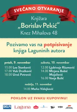 Druženje sa piscima u novoj knjižari Delfi u Knezu - slika 2