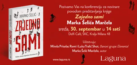 Konferencija za novinare i potpisivanje knjiga Marka Šelića Marčela u sredu, 30. septembra - slika 1