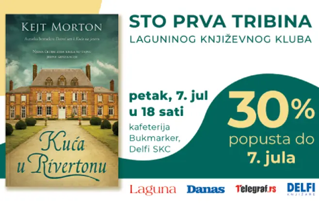 Lagunin književni klub o knjizi „Kuća u Rivertonu“ 7. jula
