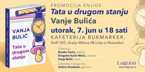 Promocija knjige Vanje Bulića „Tata u drugom stanju“ 7. juna - slika 1