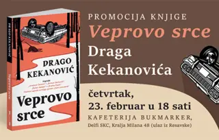Drago Kekanović u Beogradu na promociji knjige „Veprovo srce“