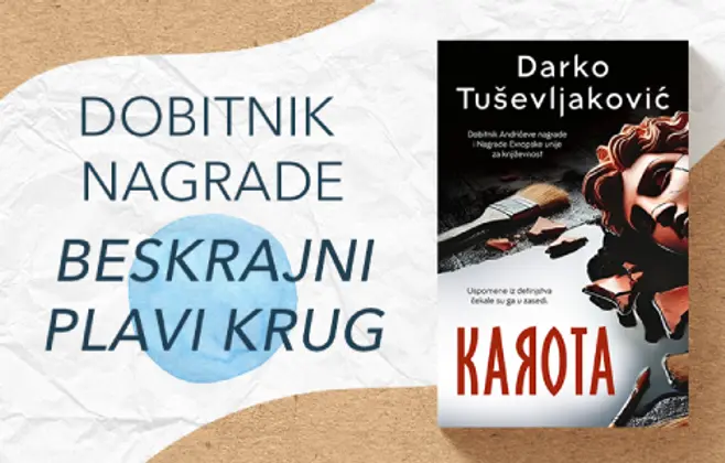Tuševljaković dobitnik nagrade „Beskrajni plavi krug“ Matice srpske za roman „Karota“
