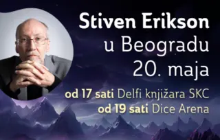 Ekskluzivno: Stiven Erikson u Beogradu 20. maja!