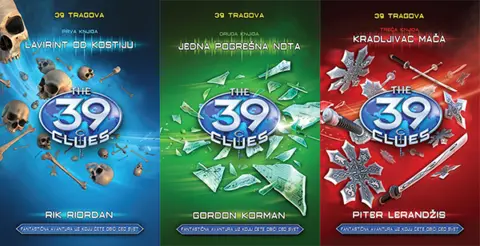 Tri knjige iz serijala „39 tragova“ u prodaji od 6. jula - slika 1