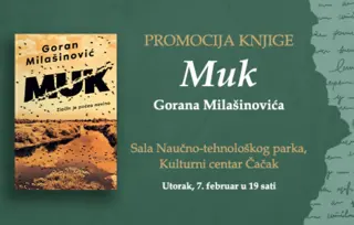 Predstavljanje romana „Muk“ Gorana Milašinovića u Čačku