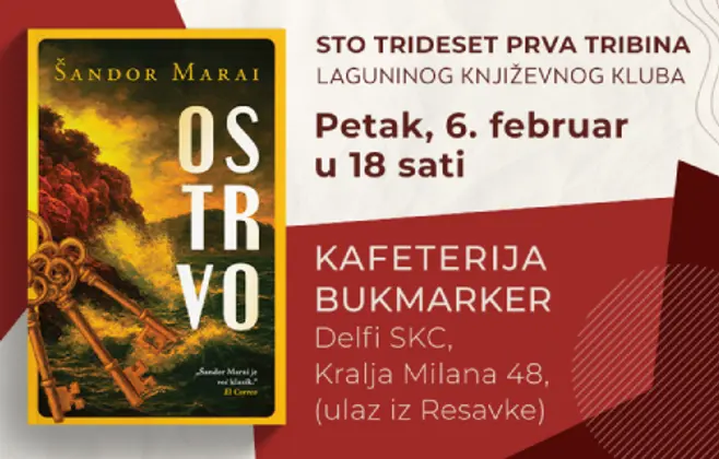 „Ostrvo“ Šandora Maraija na februarskom Klubu – popust 30%