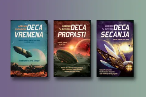 Delfi Kutak je pročitao trilogiju „Deca vremena“ Adrijana Čajkovskog - slika 1