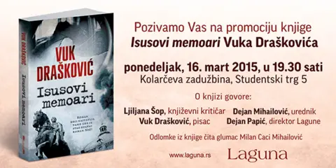 Predstavljanje novog romana Vuka Draškovića „Isusovi memoari“ - slika 1